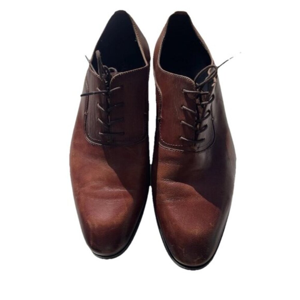 ALDO Men’s shoes Size 8 Brown Laced Leather Formal Dress Shoes